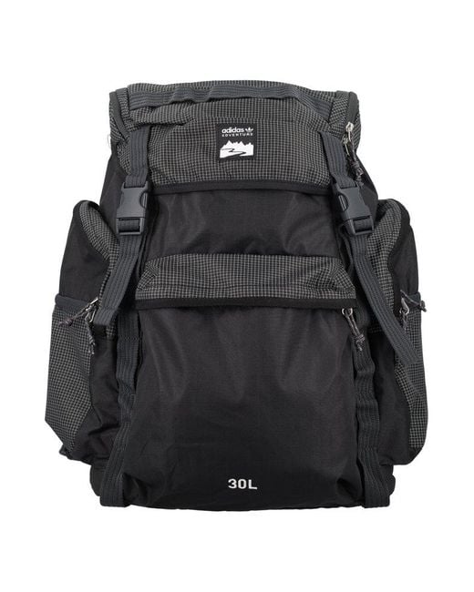 Adidas Originals Black Adventure Toploader Backpack for men