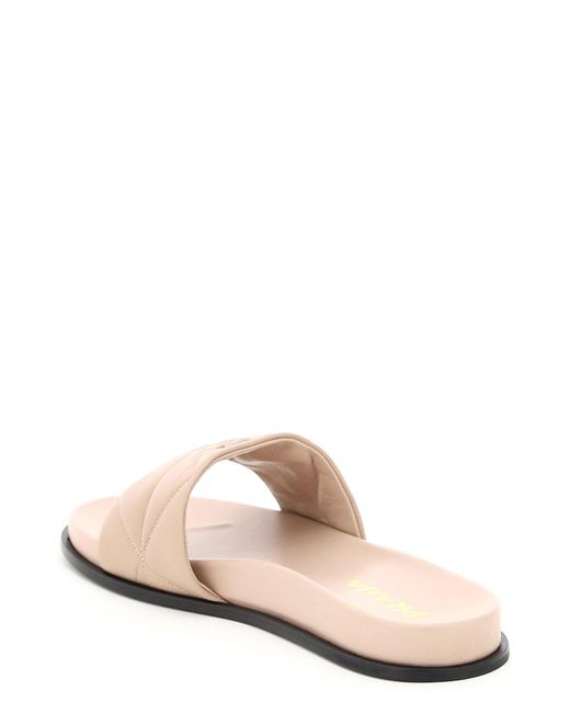 Prada Mules In Quilted Nappa 36 Leather in Beige (Pink) - Save 16% - Lyst