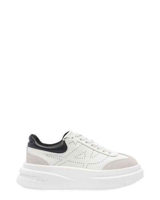 Ash White Impulse Lace-Up Sneakers