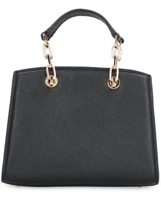 Michael Kors Black Logo- Lettering Mini Tote Bag