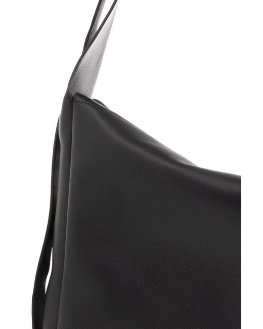 Jil Sander Black Leather Shoulder Bag, for men