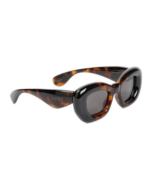 Loewe Brown Butterfly Frame Sunglasses