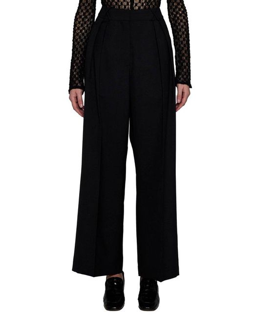 Rohe Blue Wide Leg Tailored Trousers