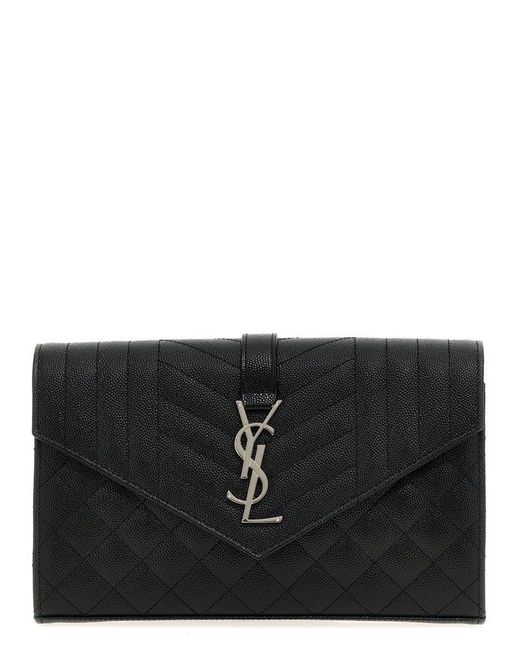 Envelope chain cheap wallet ysl