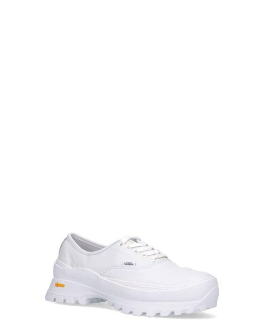 Vans Leather X Vibram Lx Chunky Sole Sneakers in White for Men - Save 19% |  Lyst
