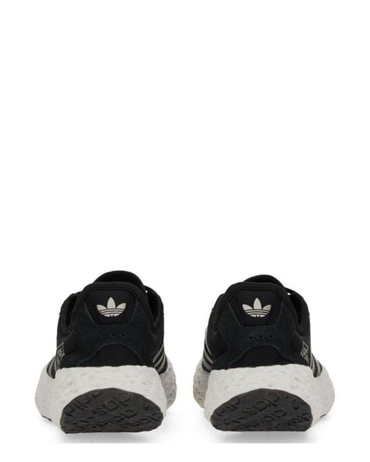 Adidas Black Zponge 3-Stripe Sneakers for men