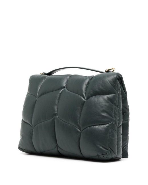 Mulberry Gray Softie Pillow Leather Bag