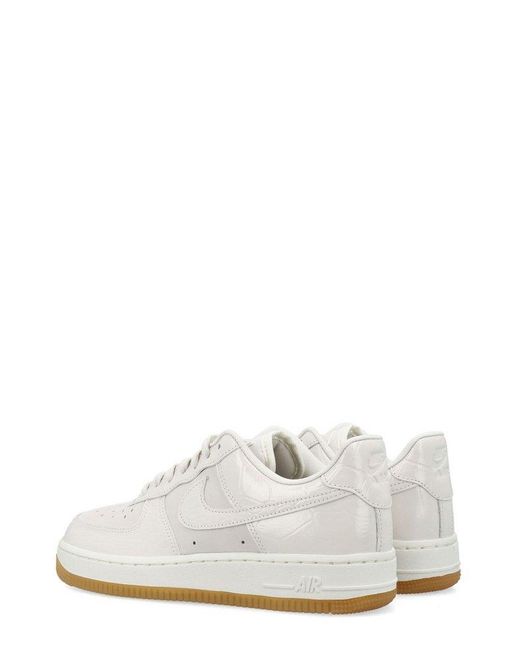 Nike White Air Force 1 '07 Lx Panelled Lace-up Sneakers