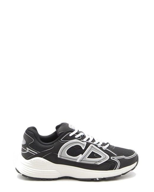 Dior Black B30 Lace-Up Sneakers for men
