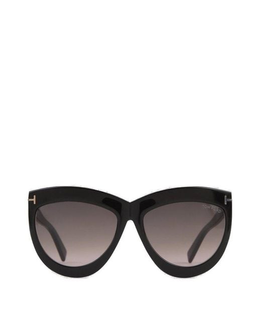 Tom Ford Black Cat-eye Frame Sunglasses