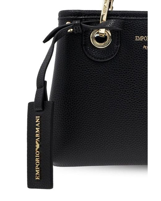 Emporio Armani Black Shoulder Bag `Borsa`