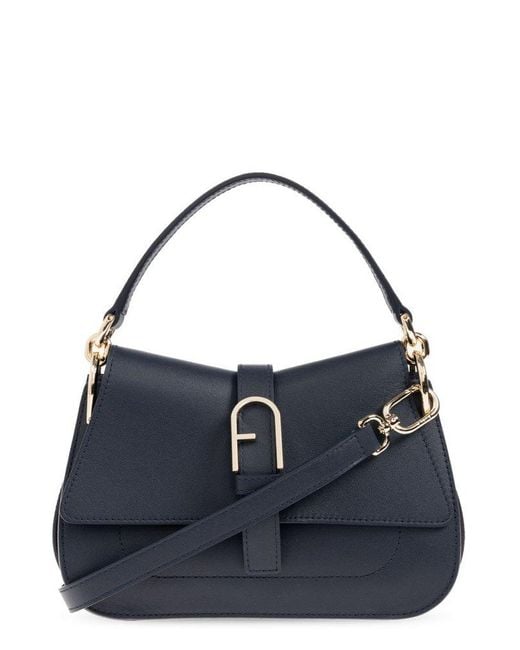 Furla Blue Flow Mini Top Handle Bag