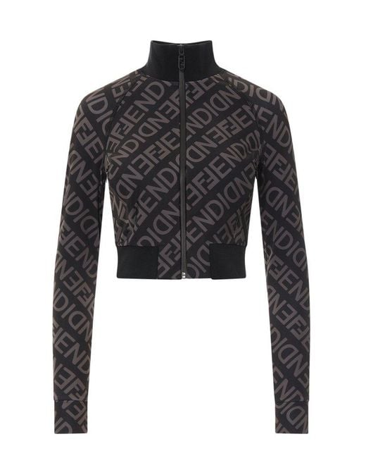 Fendi Black Mirror Track Jacket