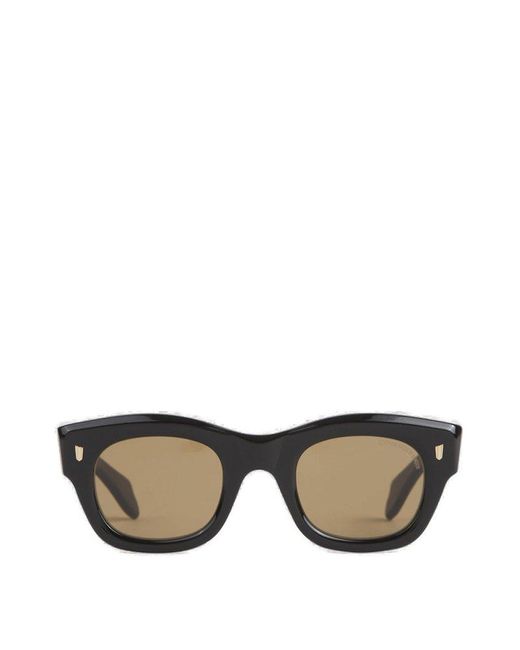 Cutler & Gross Gray Oval-frame Sunglasses for men