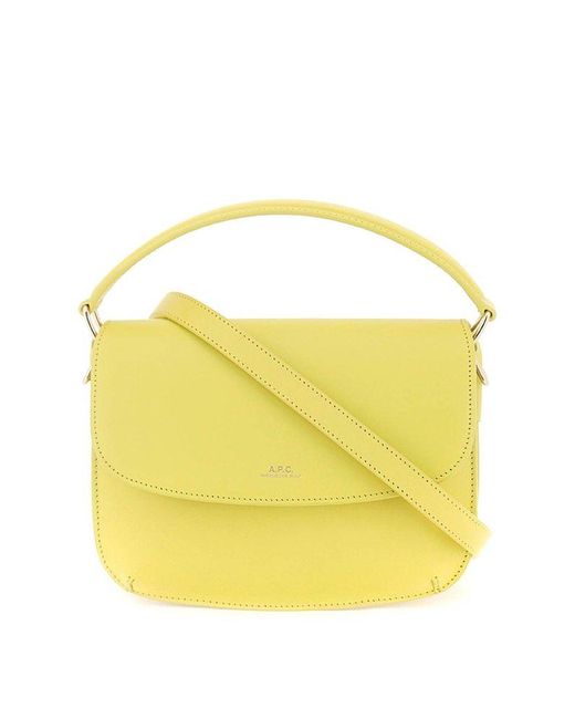 A.P.C. Yellow Sarah Mini Shoulder Bag