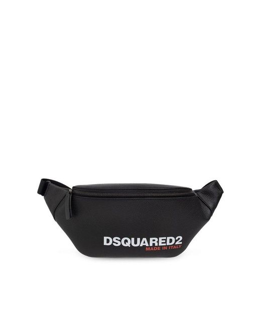 DSquared² Black Belt Bag for men