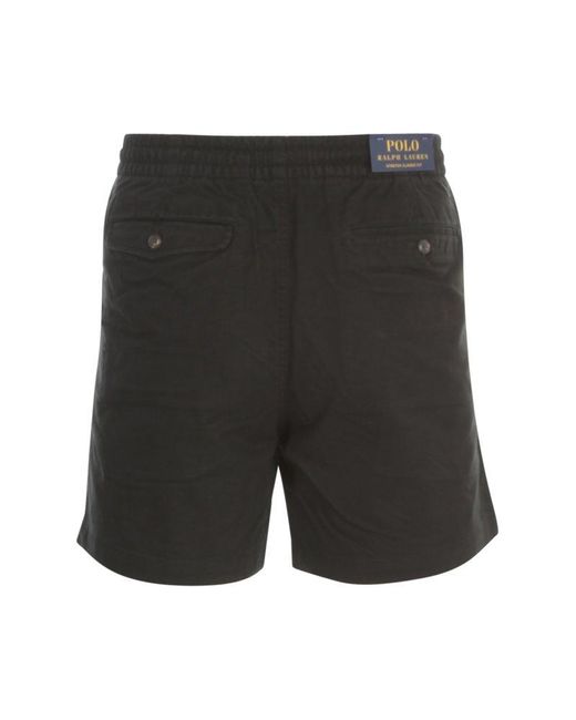 Polo Ralph Lauren Gray Logo Patch Chino Shorts for men