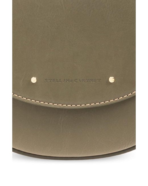 Stella McCartney Gray Frayme Chain Detailed Shoulder Bag