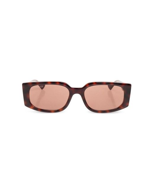 Gucci Pink Tortoiseshell Sunglasses,