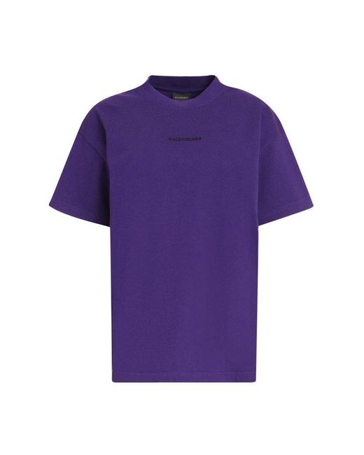 Balenciaga purple shirt on sale