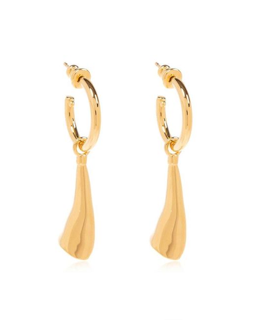 Chloé Metallic 'blooma' Brass Earrings,