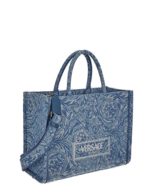 Versace Blue 'Athena' Bag