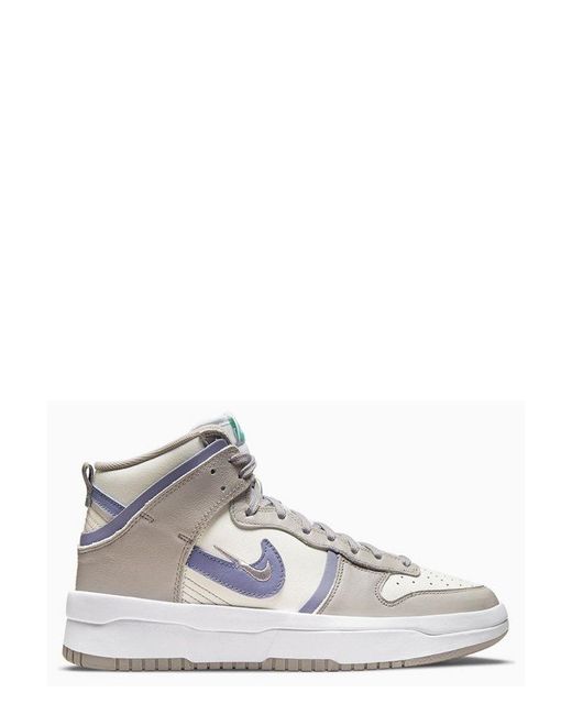 Nike Dunk Hightop Sneakers in Gray Lyst