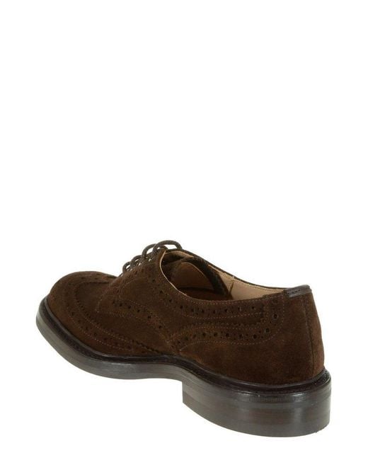 Tricker's Brown Bourton Lace-up Shoes for men
