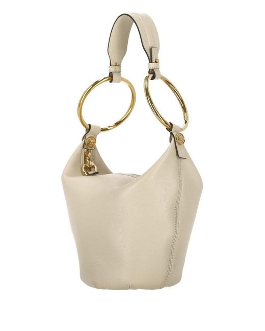 Chloé White Bracelet Small Tote Bag