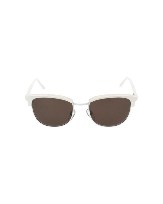 Retrosuperfuture White Square Frame Sunglasses
