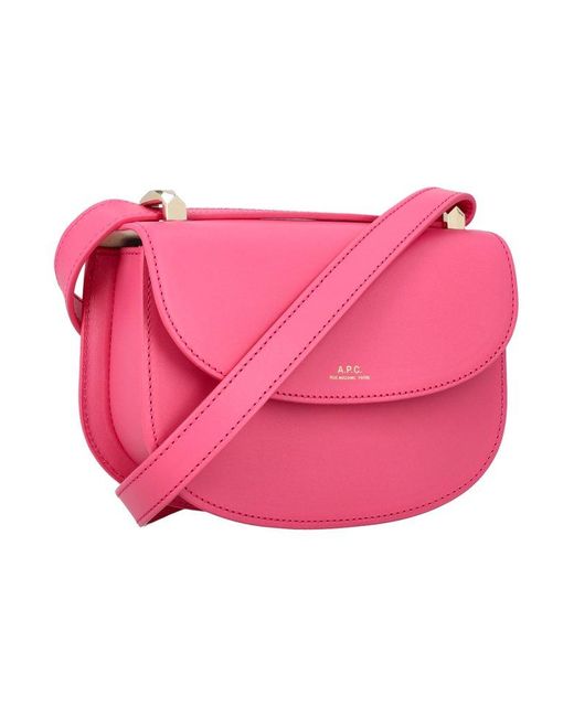 A.P.C. Pink Geneve Mini Bag