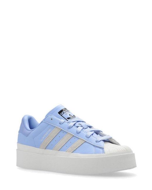Adidas Originals Blue Superstar Bonega Lace-up Sneakers