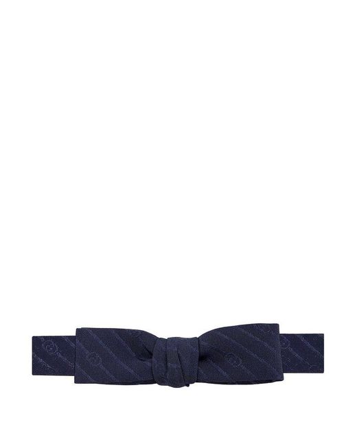 Gucci Blue Silk Bowtie for men