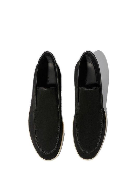 Scarosso Black Leonardo Round-Toe Ankle Boots for men