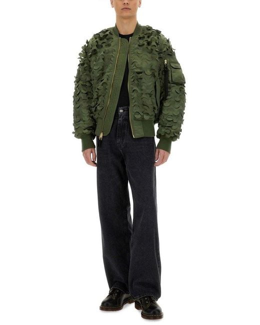 Alpha Industries Green Flight Jacket Ma 1 Ulcans for men