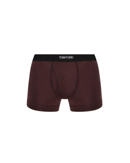 Tom Ford Red Cotton Boxers for men