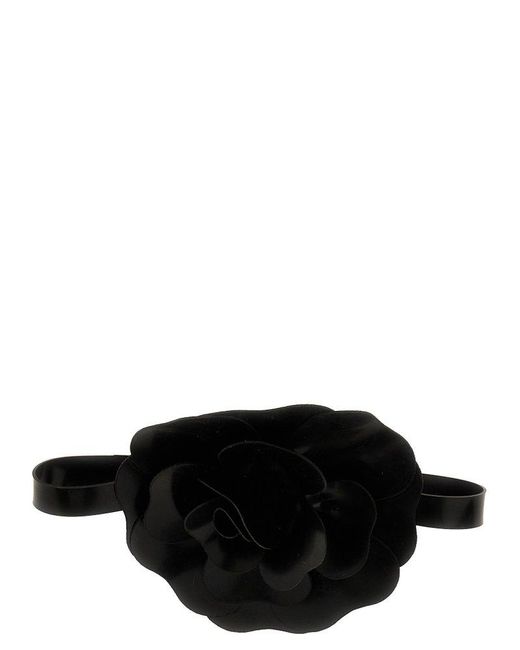 Philosophy Di Lorenzo Serafini Black Flower Choker Necklace