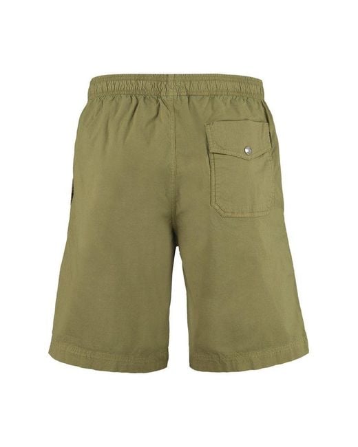 Woolrich Cotton Bermuda Shorts in Green for Men - Save 26% | Lyst