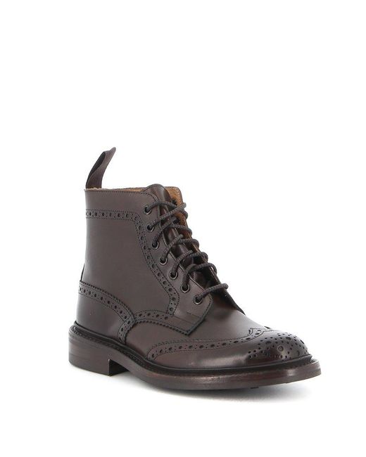 Tricker's Todd Snyder Stow Boot In Black Scotch Grain Leather | atelier ...
