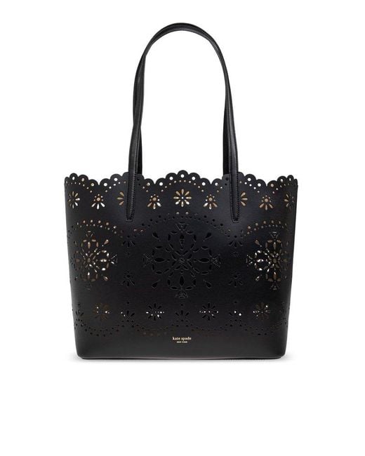 Kate Spade Black Shopper Bag