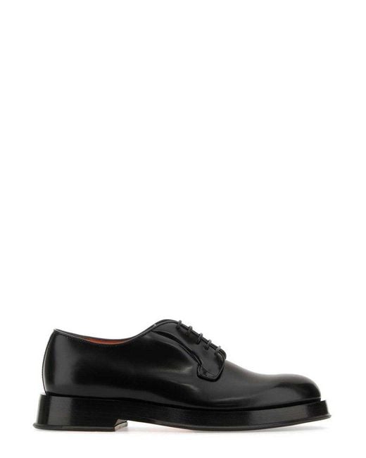 ローファー・オックスフォード SANTONI Women Laced up Shoes WUYA58458TISNPYLN01 Black SANTONI Women Laced up Shoes WUYA58458TISNPYLN01 Black