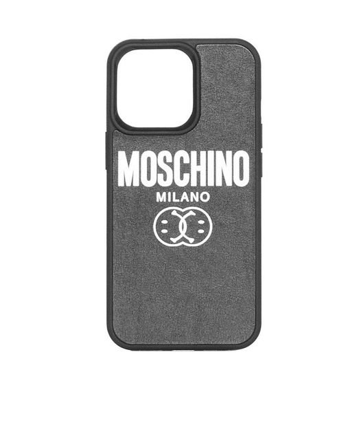 Moschino Logo Printed Iphone 13 Pro Case in Black | Lyst Canada
