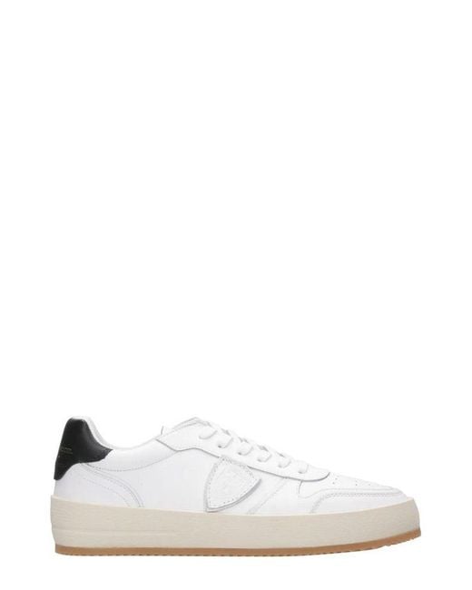 Philippe Model White Nice Low-top Sneakers for men