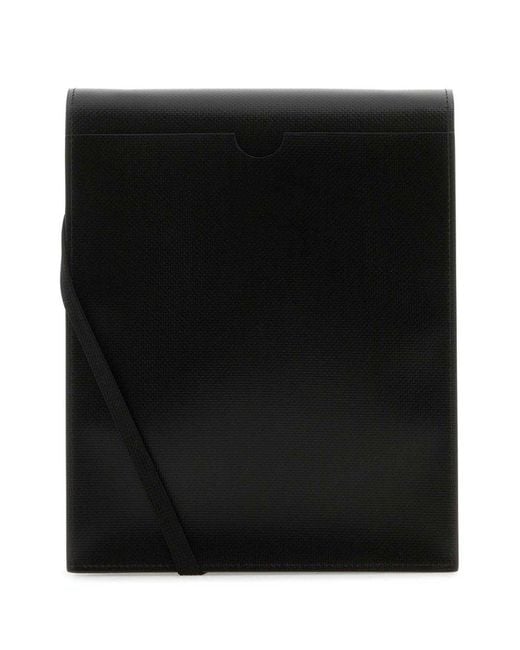 Marni Black Canvas Crossbody Bag for men