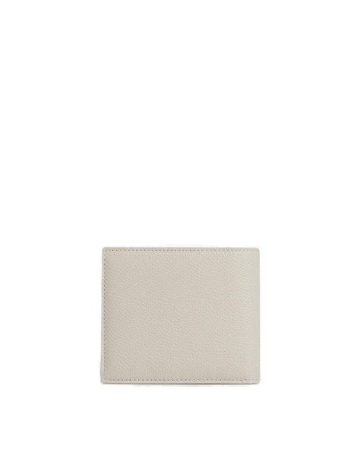 Balenciaga White Cash Square Bi-fold Wallet for men