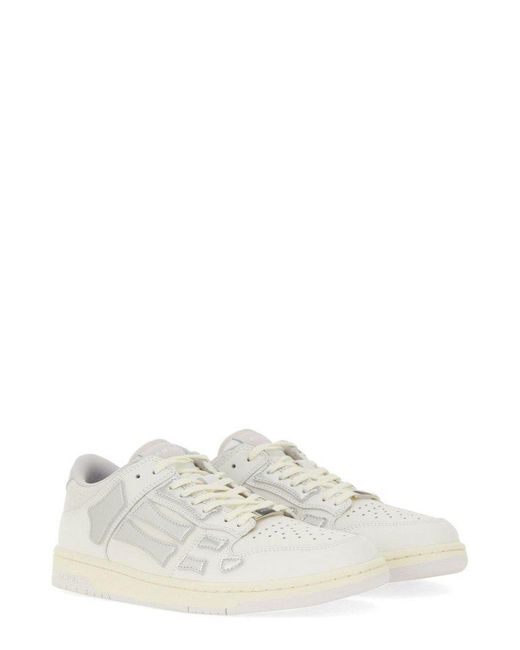Amiri White Skel Top Lace-up Sneakers for men