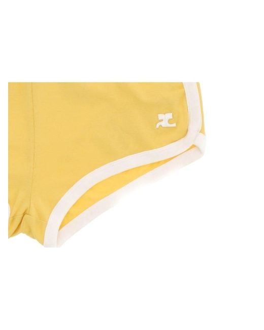 Courreges Yellow Shorts