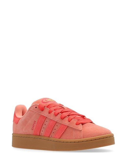 Adidas Originals Red Campus 00s Lace-up Sneakers