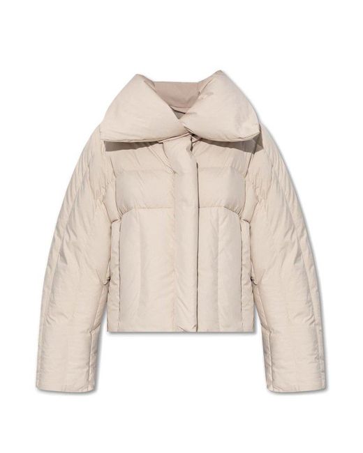 Acne Natural Cropped Down Jacket