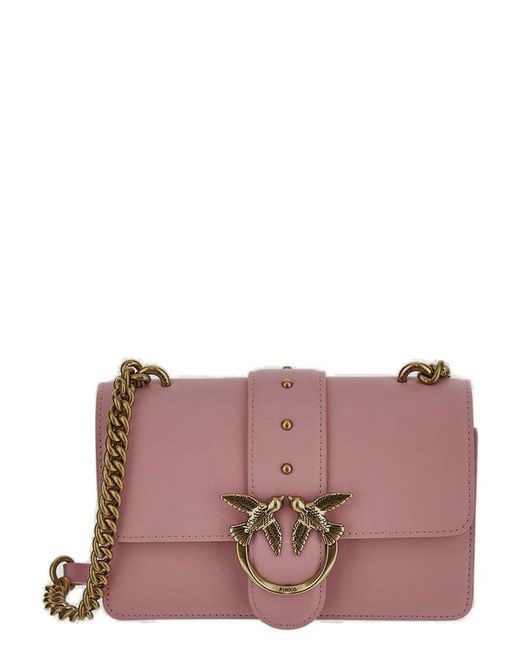 Pinko Pink Mini Love Bag One Simply